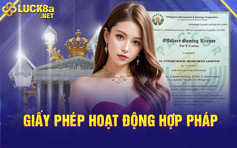 Giấy phép hoạt động hợp pháp